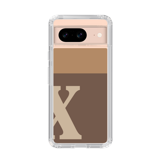 Slim Protection Case［ Original - initial two tone - X brown ］
