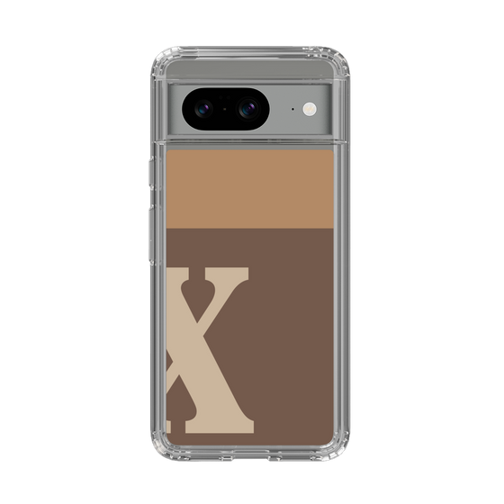Slim Protection Case［ Original - initial two tone - X brown ］