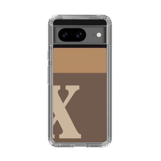Slim Protection Case［ Original - initial two tone - X brown ］