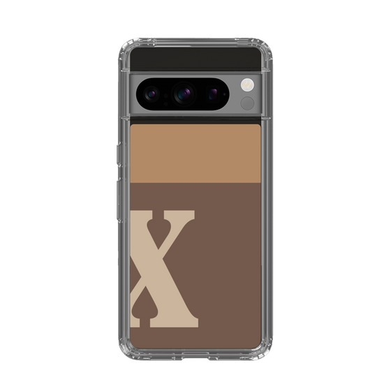 Slim Protection Case［ Original - initial two tone - X brown ］