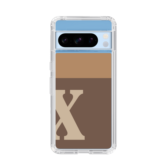Slim Protection Case［ Original - initial two tone - X brown ］