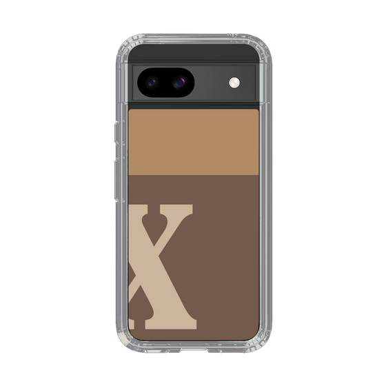 Slim Protection Case［ Original - initial two tone - X brown ］