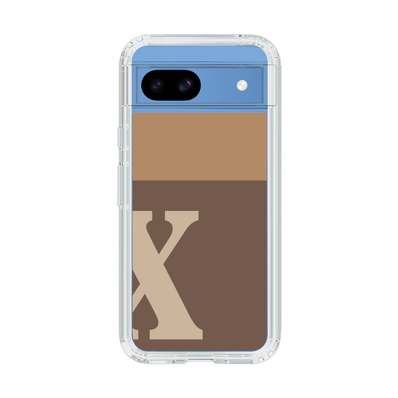 Slim Protection Case［ Original - initial two tone - X brown ］