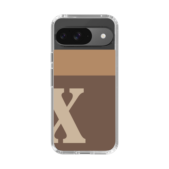 Slim Protection Case［ Original - initial two tone - X brown ］