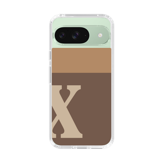 Slim Protection Case［ Original - initial two tone - X brown ］