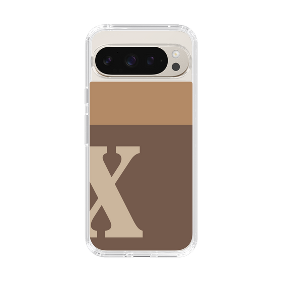 Slim Protection Case［ Original - initial two tone - X brown ］