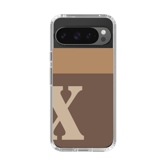 Slim Protection Case［ Original - initial two tone - X brown ］