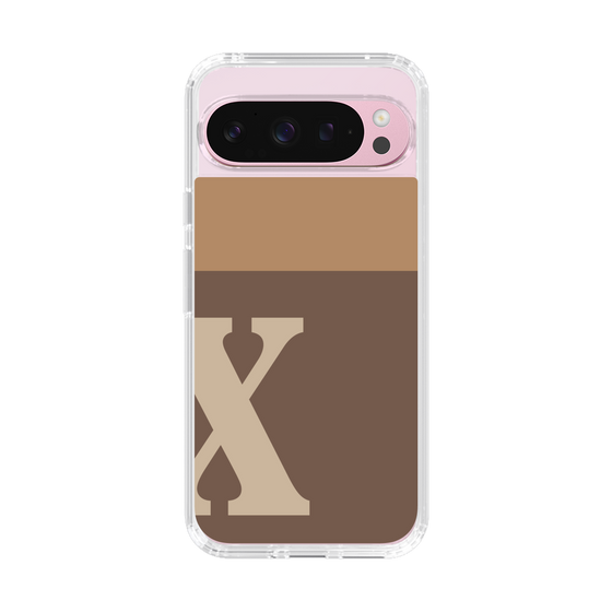 Slim Protection Case［ Original - initial two tone - X brown ］