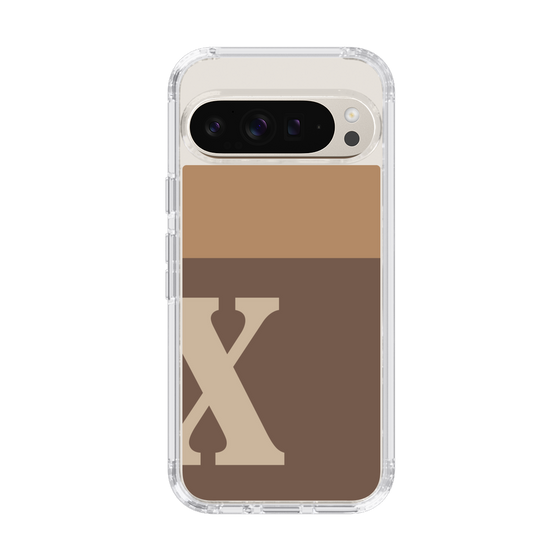 Slim Protection Case［ Original - initial two tone - X brown ］