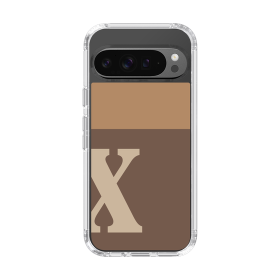 Slim Protection Case［ Original - initial two tone - X brown ］