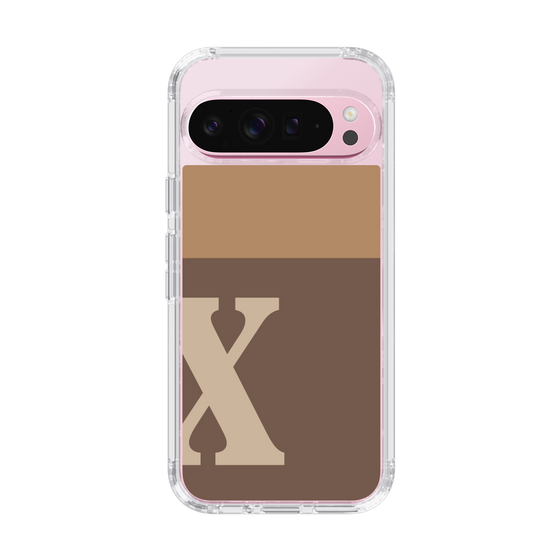 Slim Protection Case［ Original - initial two tone - X brown ］