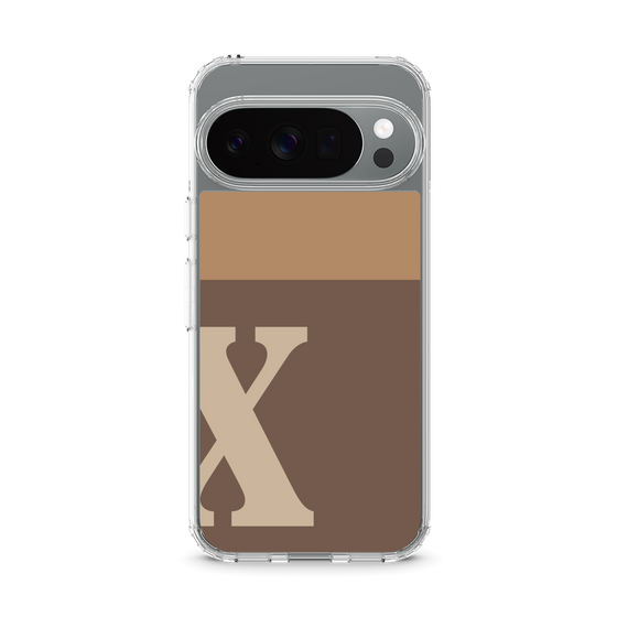 Slim Protection Case［ Original - initial two tone - X brown ］