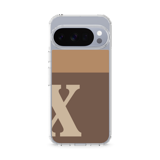 Slim Protection Case［ Original - initial two tone - X brown ］