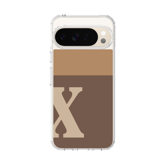 Slim Protection Case［ Original - initial two tone - X brown ］