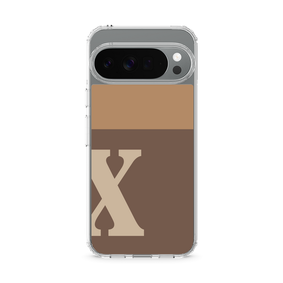 Slim Protection Case［ Original - initial two tone - X brown ］