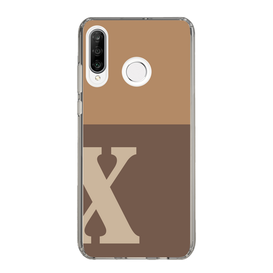Slim Protection Case［ Original - initial two tone - X brown ］