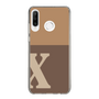 Slim Protection Case［ Original - initial two tone - X brown ］