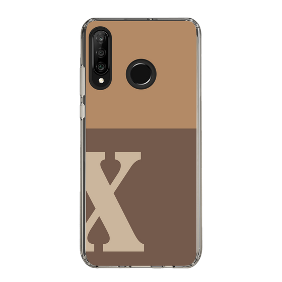Slim Protection Case［ Original - initial two tone - X brown ］