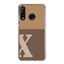 Slim Protection Case［ Original - initial two tone - X brown ］
