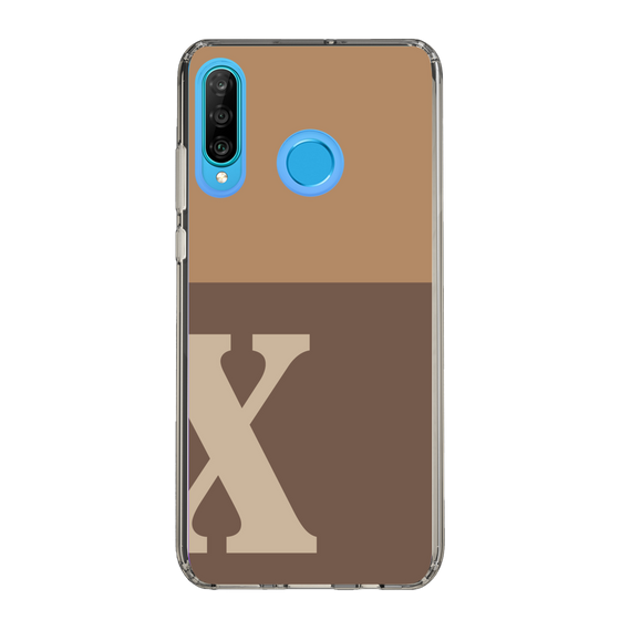 Slim Protection Case［ Original - initial two tone - X brown ］