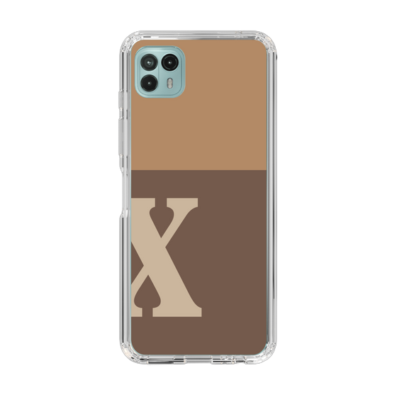 Slim Protection Case［ Original - initial two tone - X brown ］