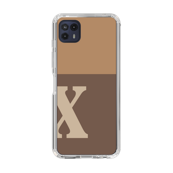 Slim Protection Case［ Original - initial two tone - X brown ］