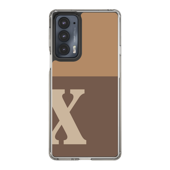 Slim Protection Case［ Original - initial two tone - X brown ］