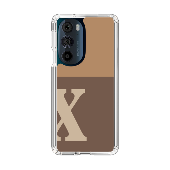 Slim Protection Case［ Original - initial two tone - X brown ］