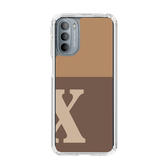 Slim Protection Case［ Original - initial two tone - X brown ］
