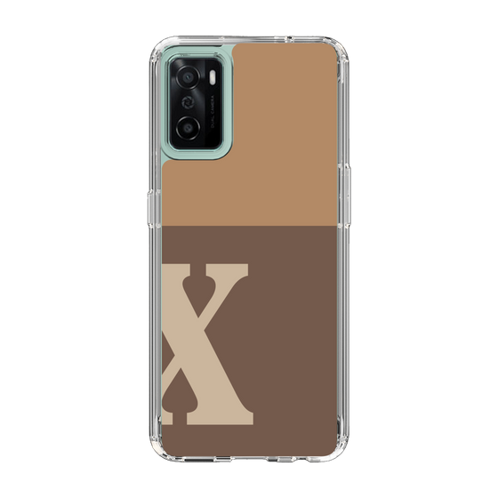 Slim Protection Case［ Original - initial two tone - X brown ］