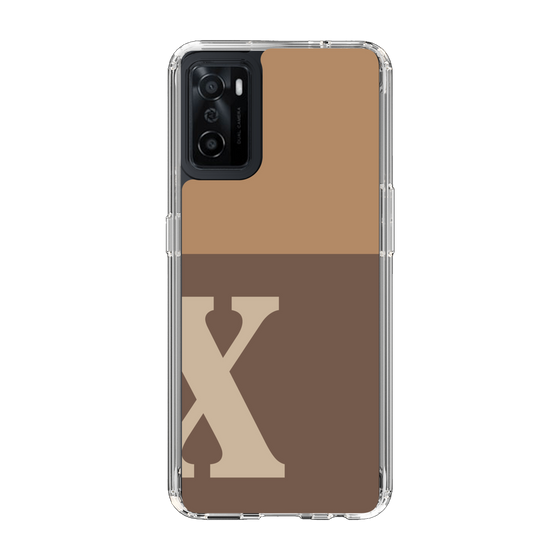 Slim Protection Case［ Original - initial two tone - X brown ］
