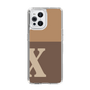 Slim Protection Case［ Original - initial two tone - X brown ］