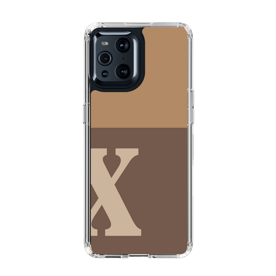 Slim Protection Case［ Original - initial two tone - X brown ］