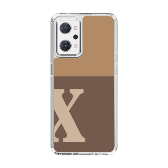Slim Protection Case［ Original - initial two tone - X brown ］
