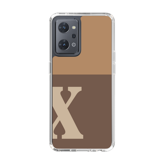 Slim Protection Case［ Original - initial two tone - X brown ］