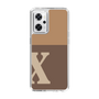 Slim Protection Case［ オリジナル - initial two tone - X brown ］