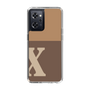Slim Protection Case［ オリジナル - initial two tone - X brown ］