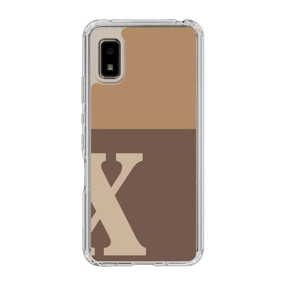 Slim Protection Case［ Original - initial two tone - X brown ］