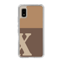 Slim Protection Case［ Original - initial two tone - X brown ］