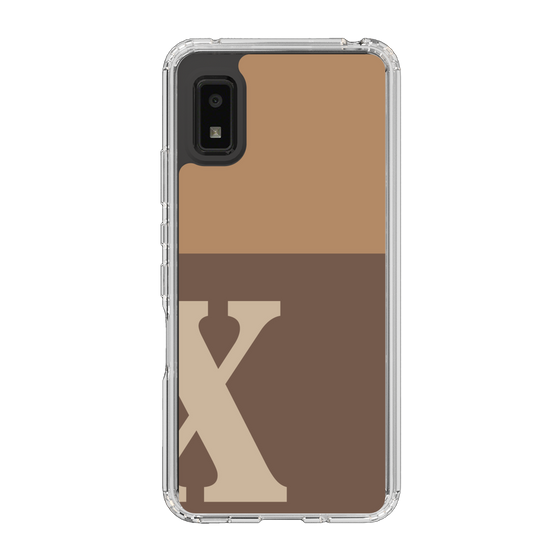 Slim Protection Case［ Original - initial two tone - X brown ］