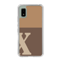 Slim Protection Case［ Original - initial two tone - X brown ］