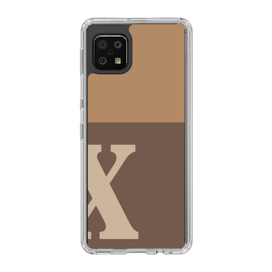 Slim Protection Case［ Original - initial two tone - X brown ］