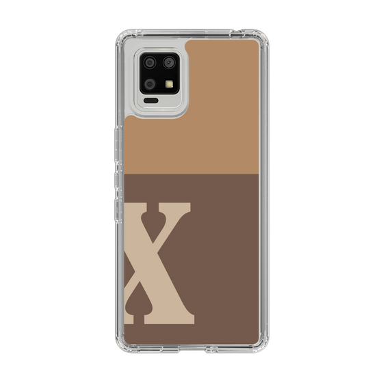 Slim Protection Case［ Original - initial two tone - X brown ］