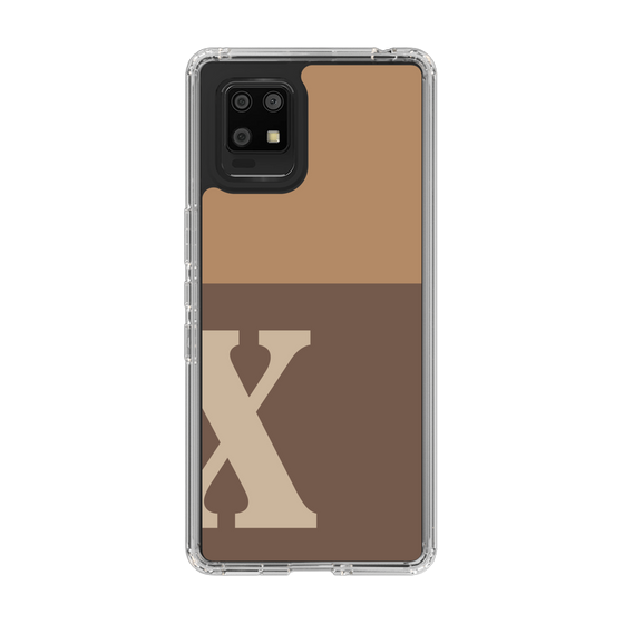 Slim Protection Case［ Original - initial two tone - X brown ］