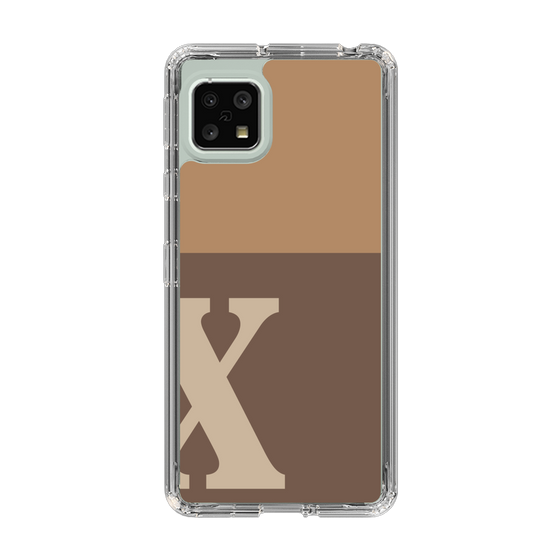 Slim Protection Case［ Original - initial two tone - X brown ］