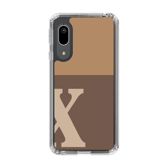 Slim Protection Case［ Original - initial two tone - X brown ］