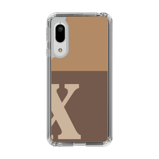 Slim Protection Case［ Original - initial two tone - X brown ］
