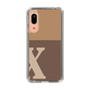 Slim Protection Case［ Original - initial two tone - X brown ］