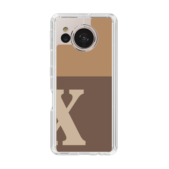 Slim Protection Case［ Original - initial two tone - X brown ］