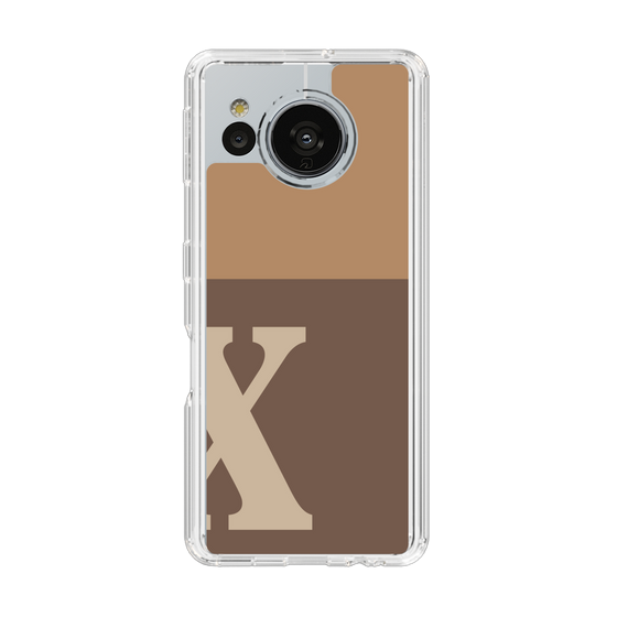 Slim Protection Case［ Original - initial two tone - X brown ］